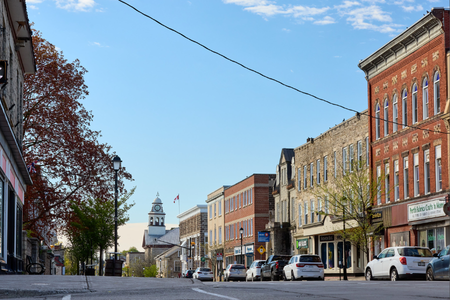Heritage buildings on Gore Street