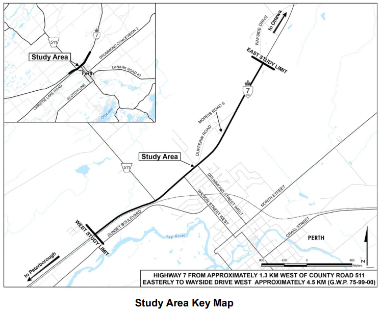 Key Map of Study Area